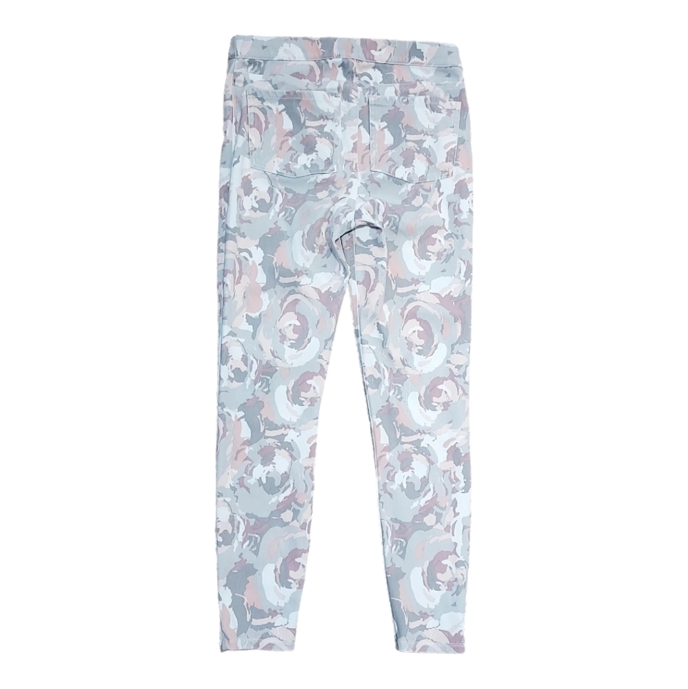SPANX Jean-ish Blush Bloom Floral Leggings 20018R size L - Picture 2 of 11